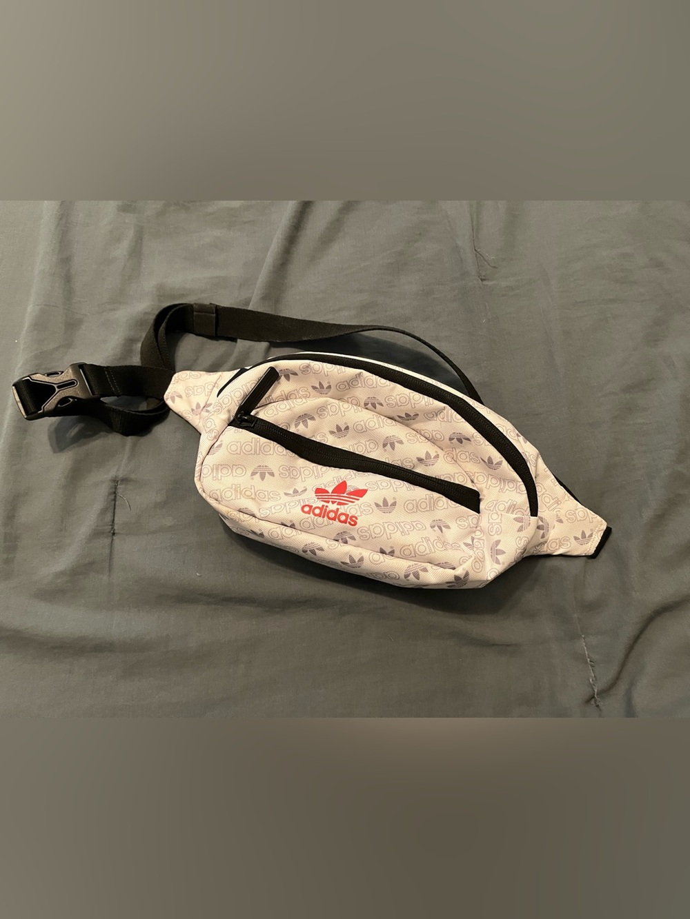 Adidas White Waist Bag Fanny Pack